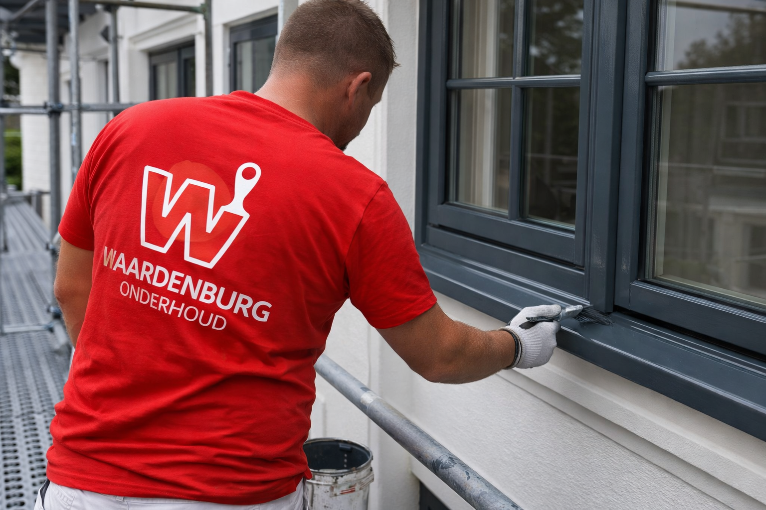Vakman van Waardenburg Onderhoud tijdens schilderwerk in Vlaardingen